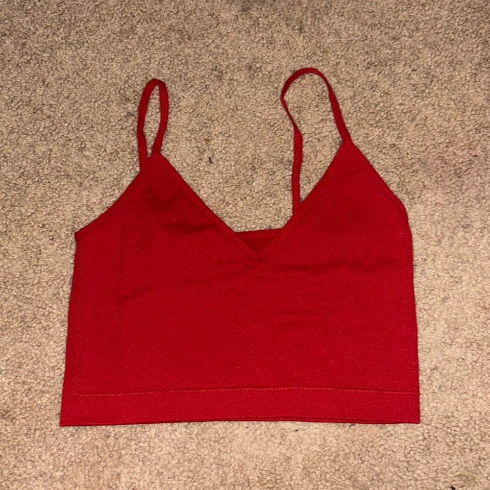 Garage red woman’s tank top